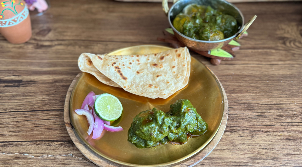 Hariyali dum aloo